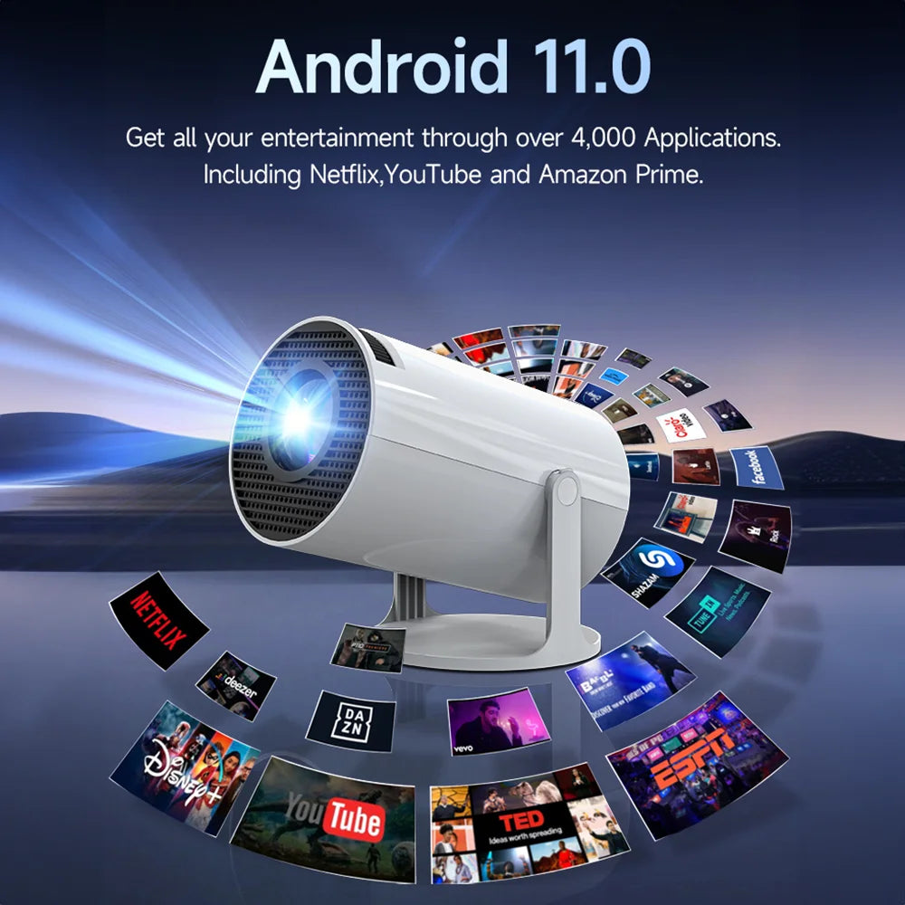 Portable Mini Wireless Projector HY300