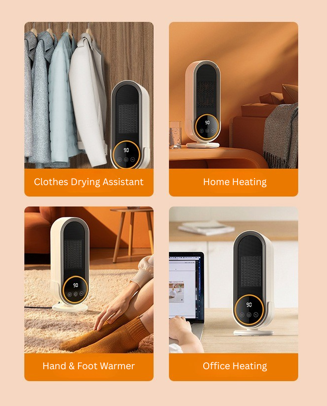 E68S PTC Ceramic Heater – Dual Mode